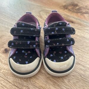 See Kai Run Black and Purple Baby Shoes